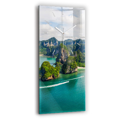 Zegar szklany Wyspa w Tajlandii