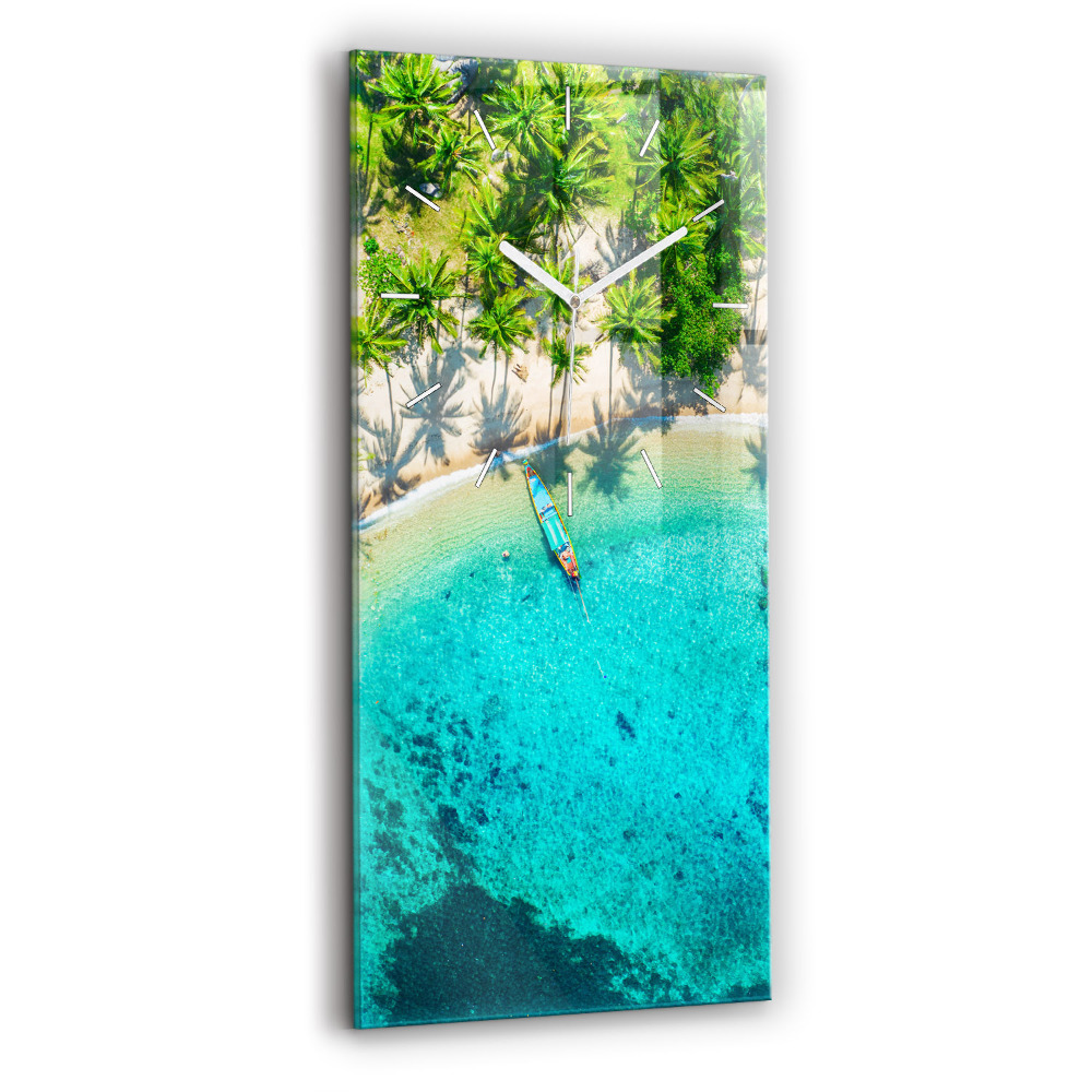 Zegar szklany Tropikalna plaża Koh Tao