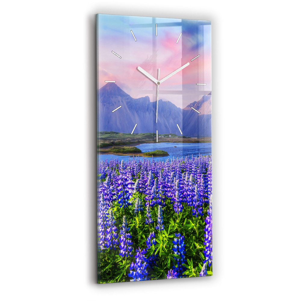 Zegar szklany Widok na góry Islandia
