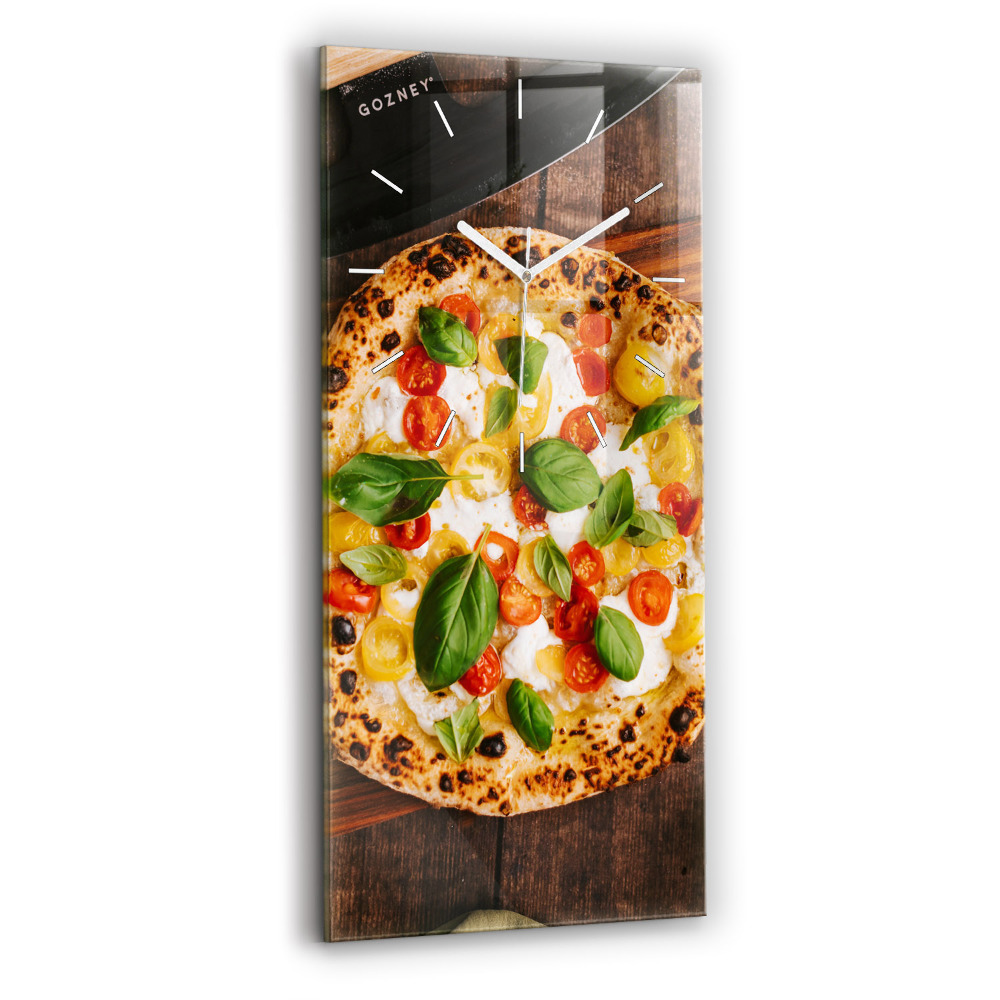Zegar szklany Włoska pizza