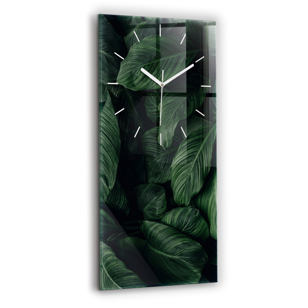 Zegar szklany Tropikalna monstera