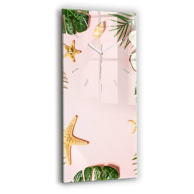 Zegar szklany Letni nastrój