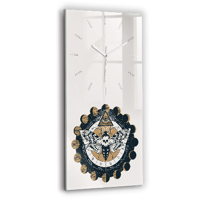 Zegar szklany Fazy księżyca i oko