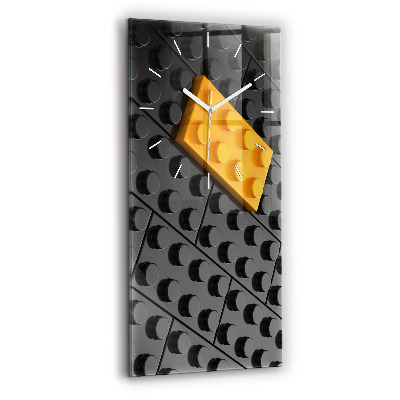 Zegar szklany Klocki zabawkowe