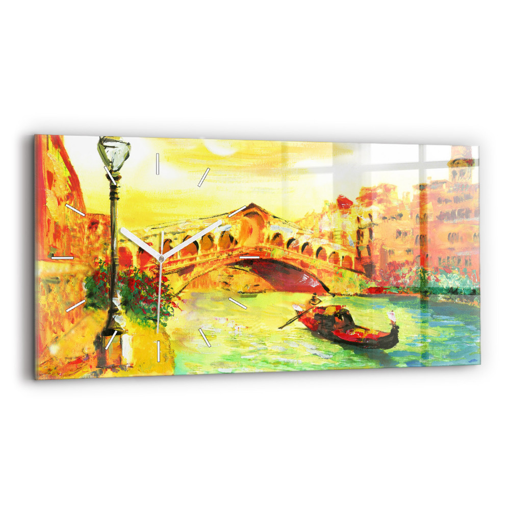 Zegar szklany Wenecja Most Rialto