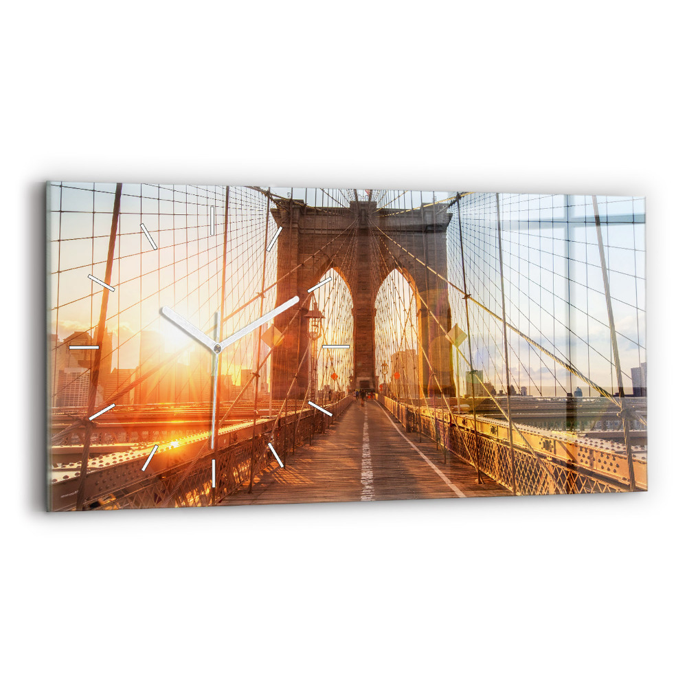 Zegar szklany Most Brookliński NYC