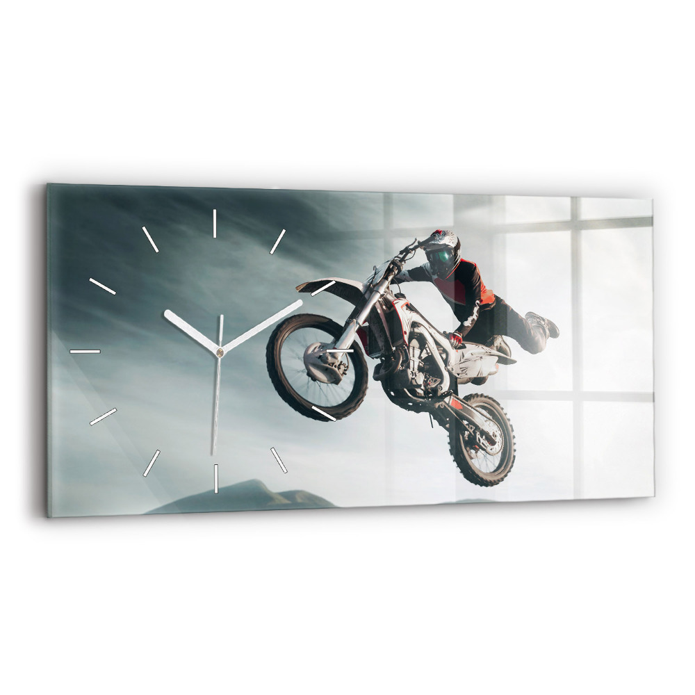 Zegar szklany Motorowy Styl Adrenalina