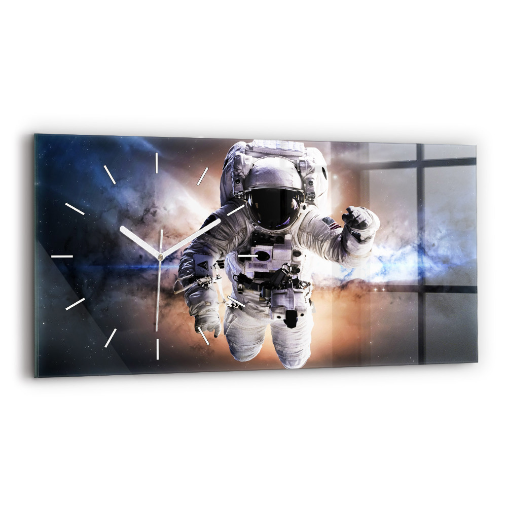 Zegar szklany Astronauta w kosmosie