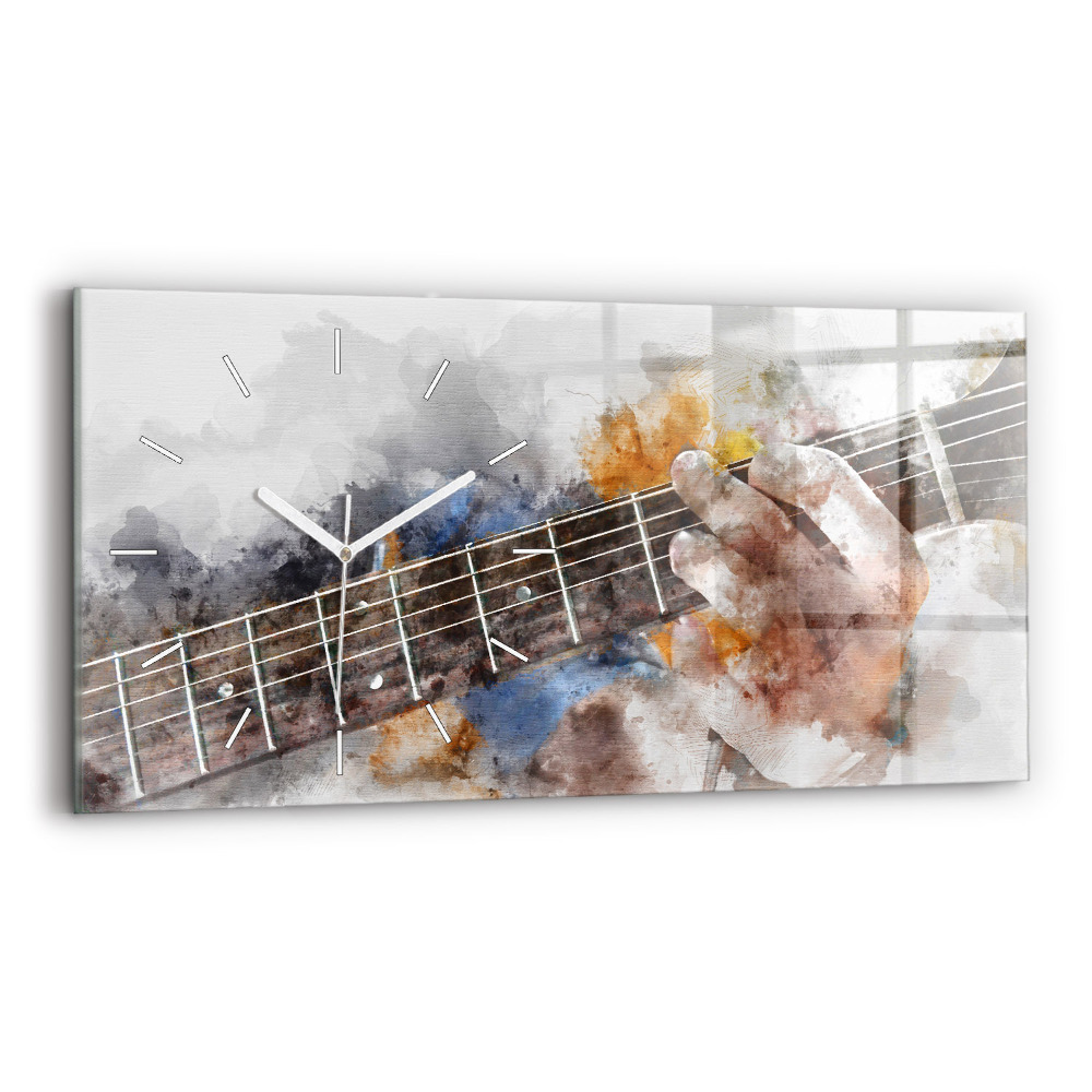 Zegar szklany Gitara