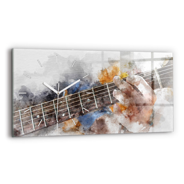 Zegar szklany Gitara