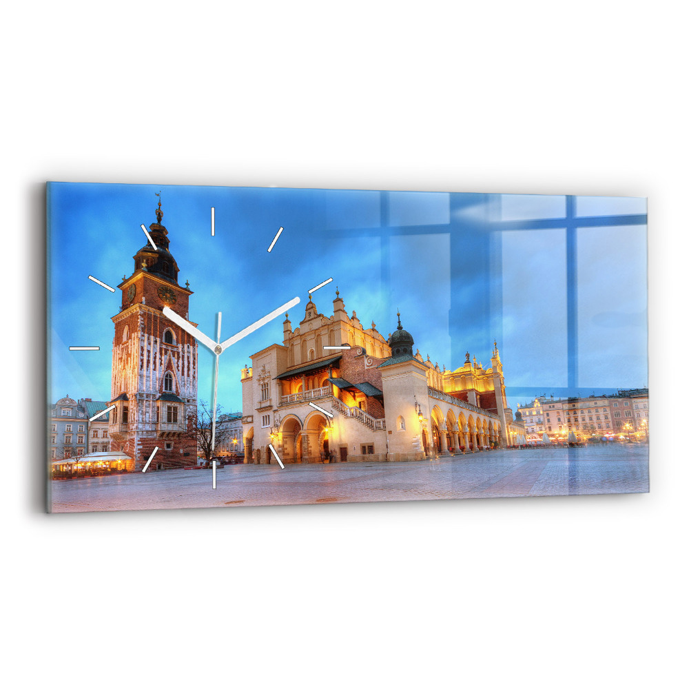 Zegar szklany Rynek Główny w Krakowie