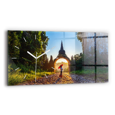 Zegar szklany Park Surat Thani Tajlandia