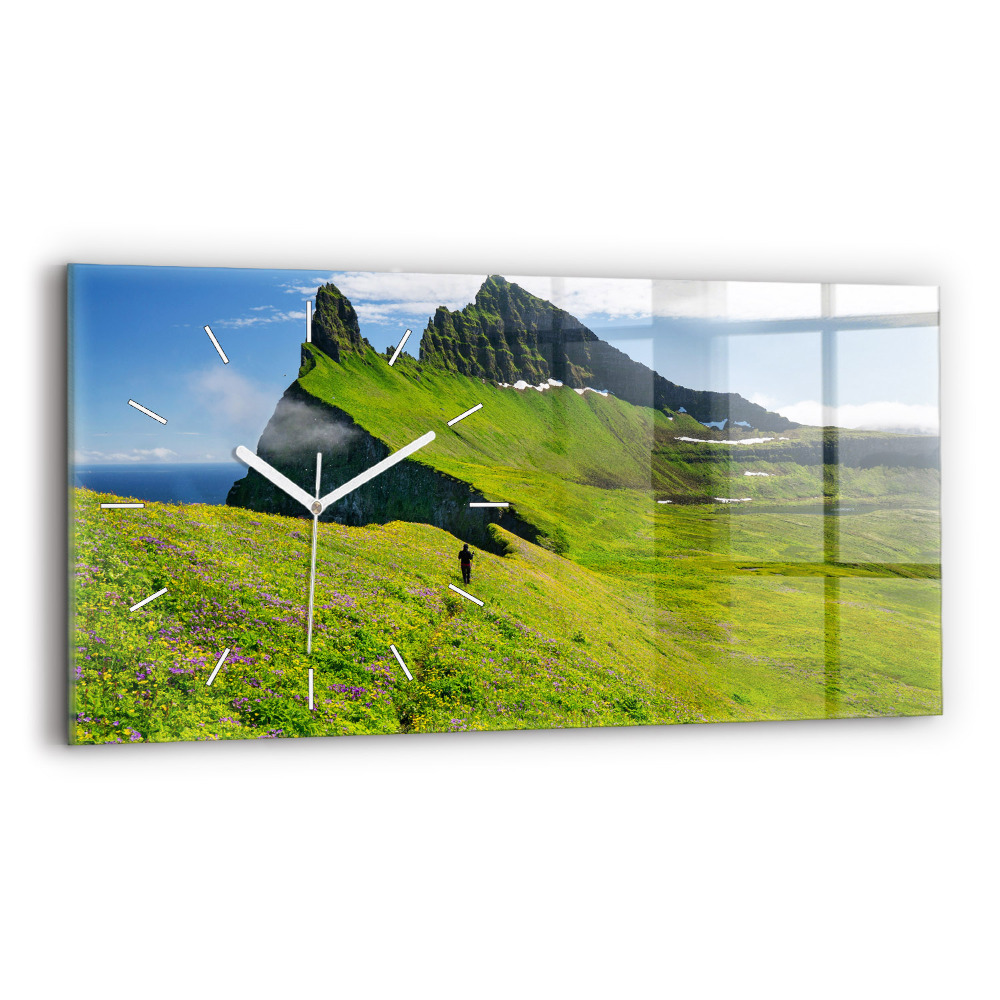Zegar szklany Rezerwat Hornstrandir Islandia