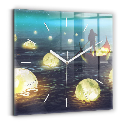 Zegar szklany Abstrakcja