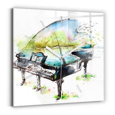 Zegar szklany Ilustracja 4 Pory Roku