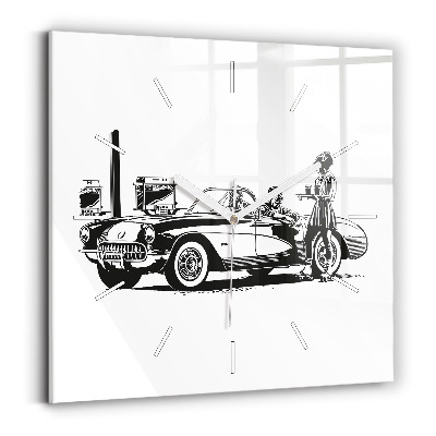 Zegar szklany Retro Ilustracja