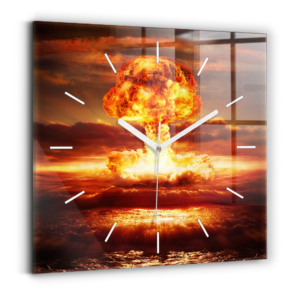 Zegar szklany Wybuch bomby atomowej