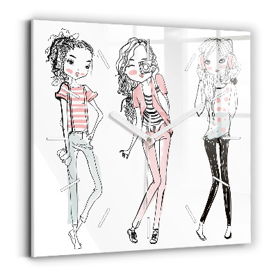 Zegar szklany Moda damska