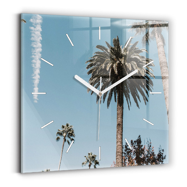 Zegar szklany Palmy w Los Angeles