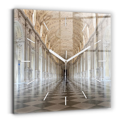 Zegar szklany Muzeum La Veneria Reale