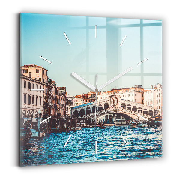 Zegar szklany Most Rialto w Wenecji