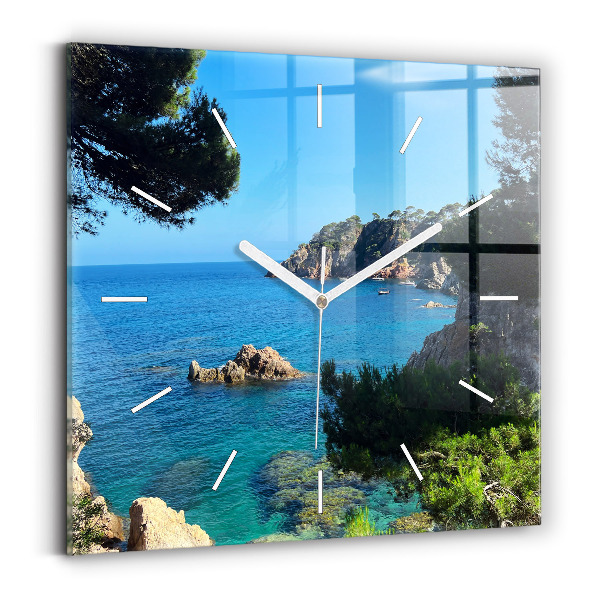 Zegar szklany Wybrzeże Costa Brava