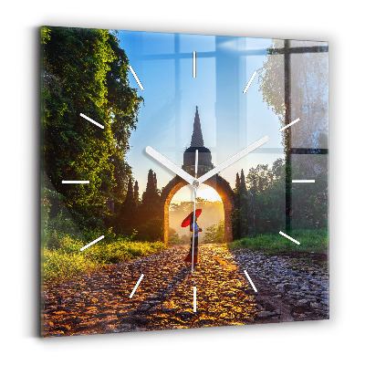 Zegar szklany Park Surat Thani Tajlandia