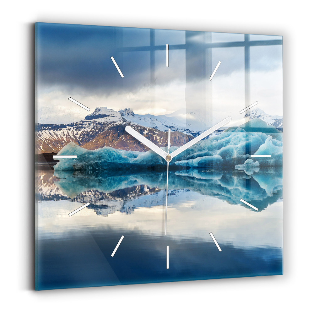 Zegar szklany Jezioro Jokulsarlon Islandia