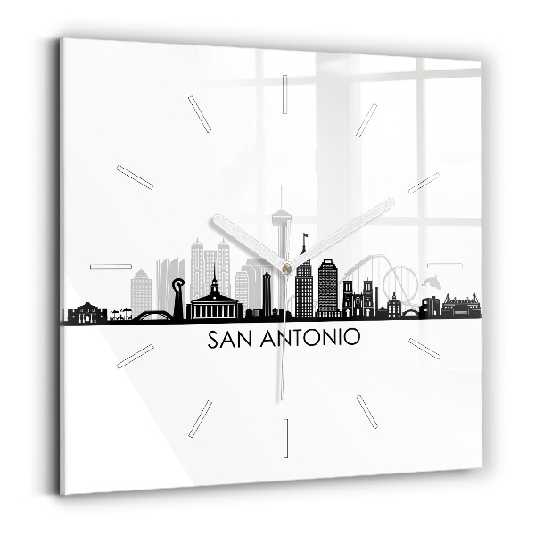 Zegar szklany Miasto San Antonio Texas