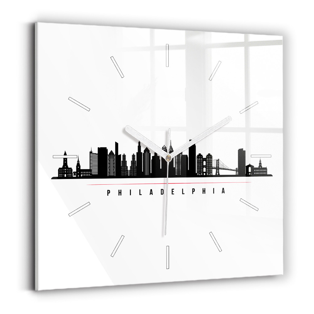 Zegar szklany Ilustracja Philadelphia