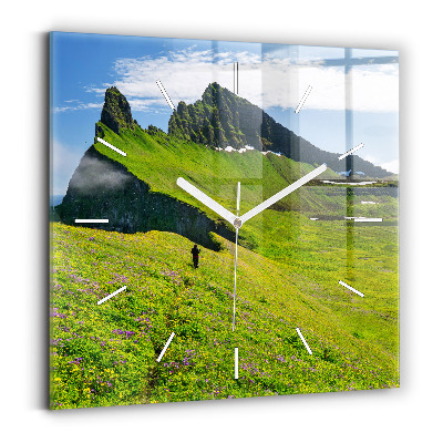 Zegar szklany Rezerwat Hornstrandir Islandia