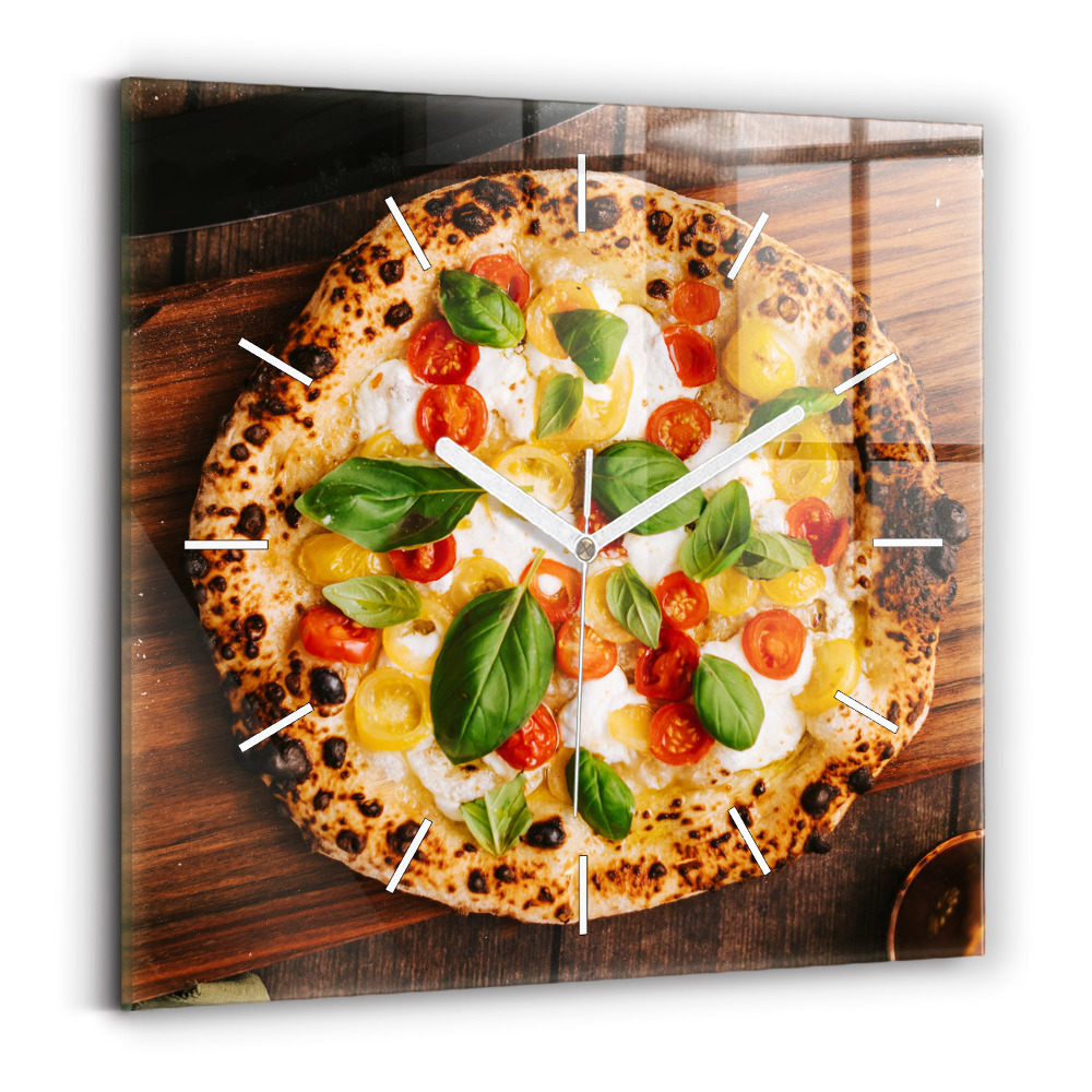 Zegar szklany Włoska pizza