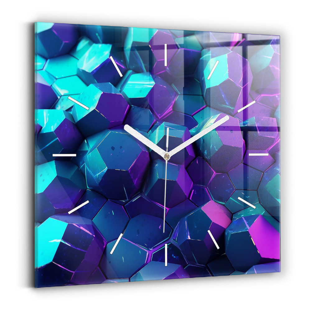 Zegar szklany Figury geometryczne