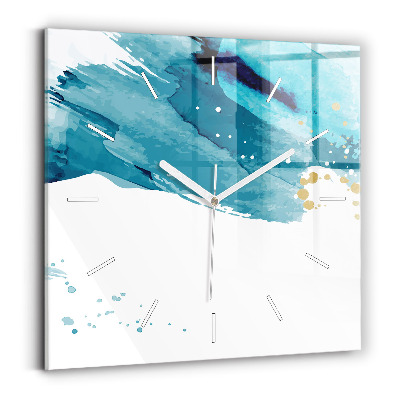 Zegar szklany Pociągnięcia pędzla