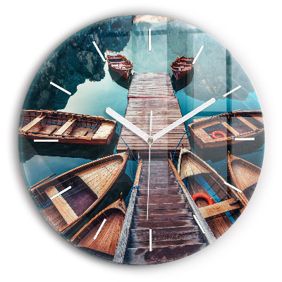 Zegar szklany Pomost i Jezioro