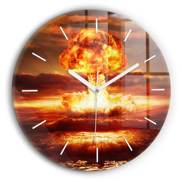 Zegar szklany Wybuch bomby atomowej