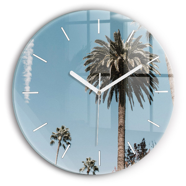 Zegar szklany Palmy w Los Angeles