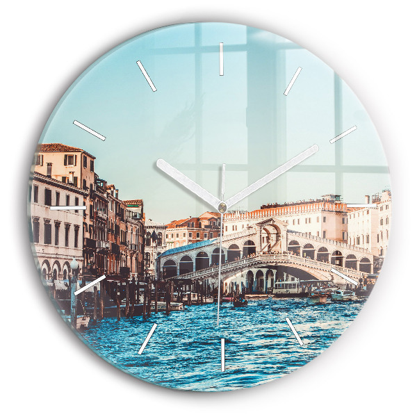 Zegar szklany Most Rialto w Wenecji