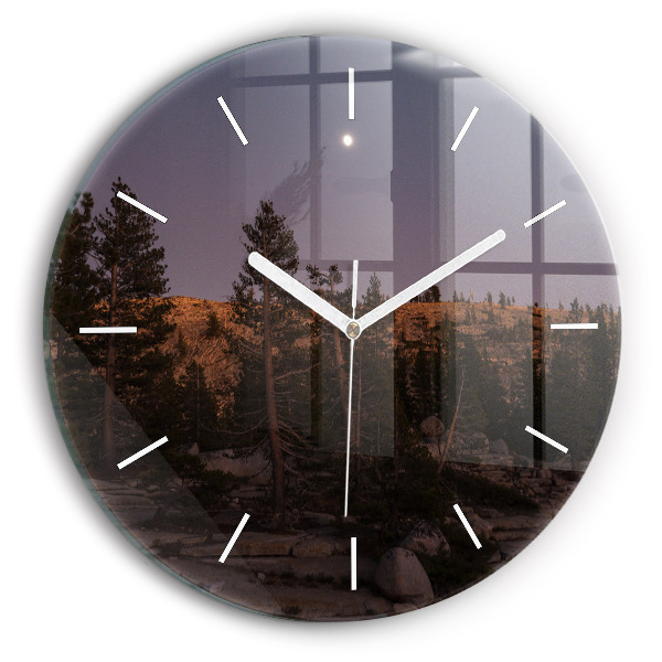Zegar szklany Kamienista droga Yosemite