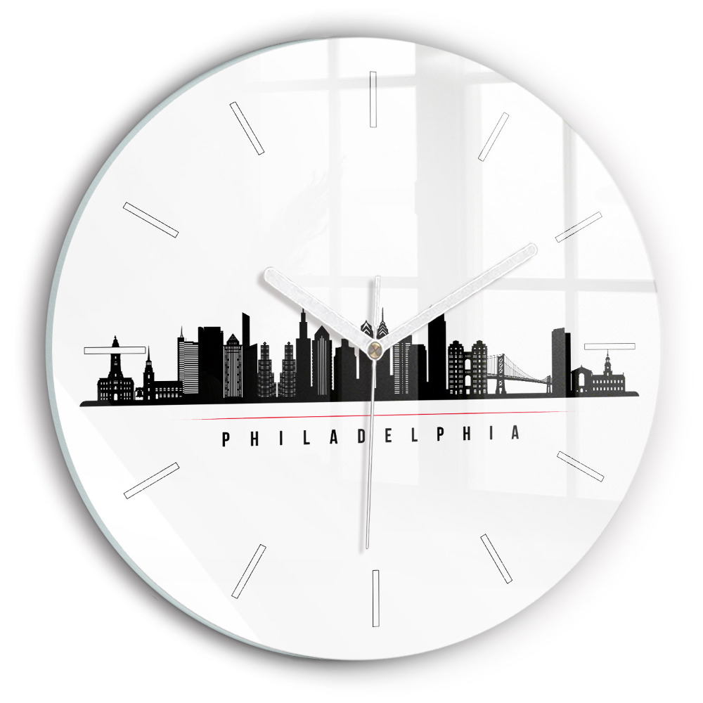 Zegar szklany Ilustracja Philadelphia