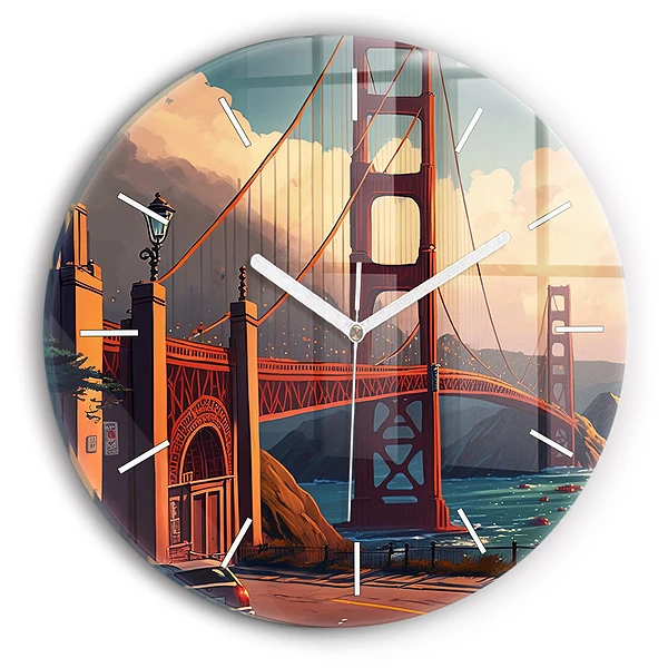 Zegar szklany Most w San Francisco