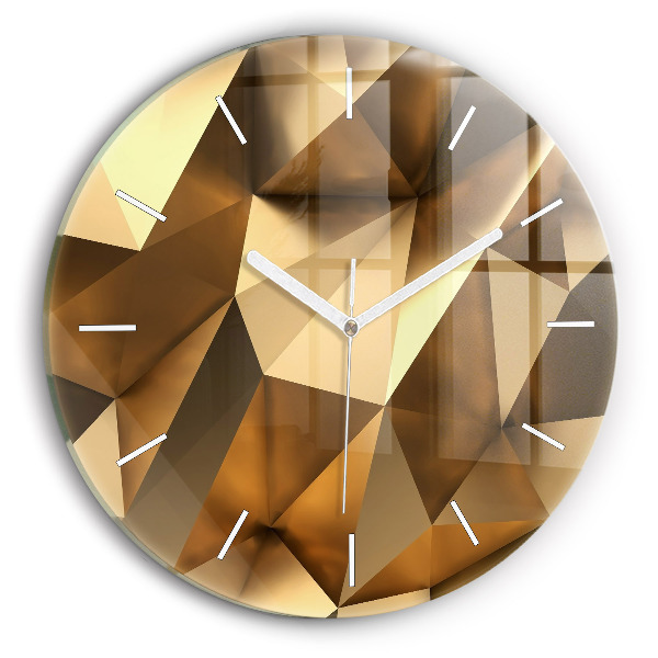 Zegar szklany Tekstura geometryczna