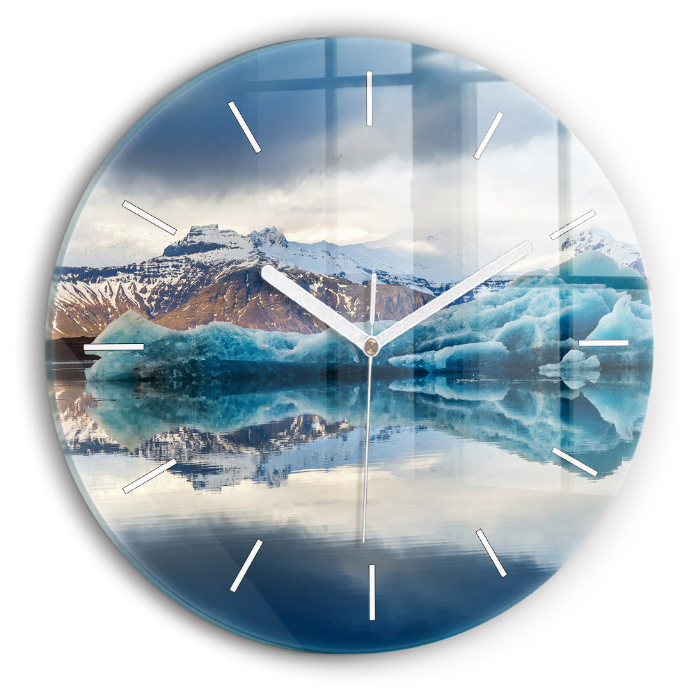 Zegar szklany fi30 Jezioro Jokulsarlon Islandia